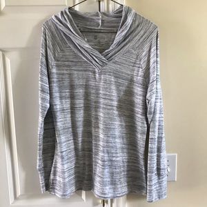 Balance Collection long sleeve grey activewear top
